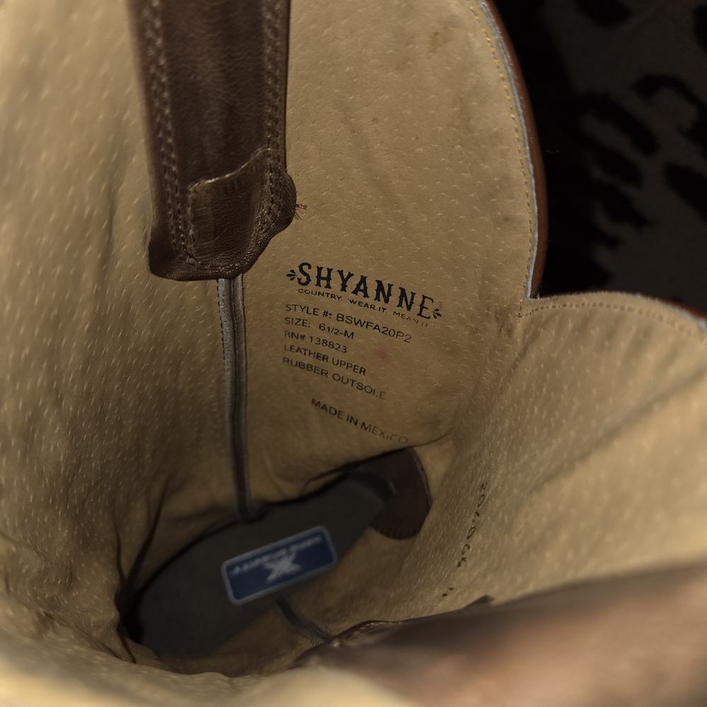 Shyanne Brown Leather Boots
